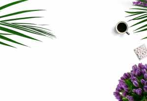 top view photography of white ceramic mug on white background